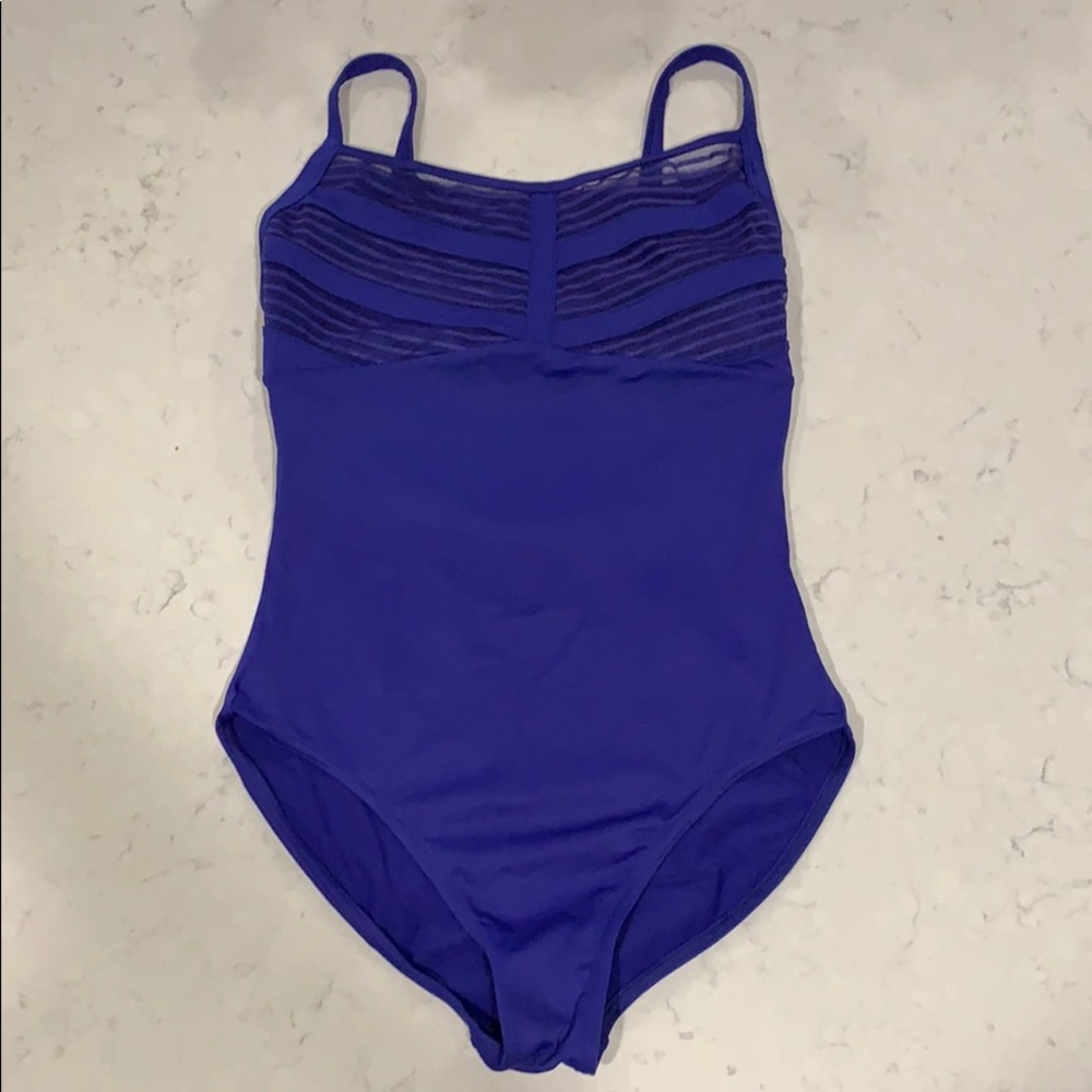 Bluish purple leotard